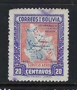 BOLIVIA C105 VFU MAP 913D-10