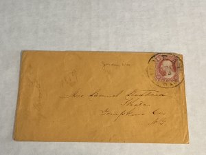 12/23/1859 Juneau Wisconsin cover to Samuel Stoddard in Ithaca NY