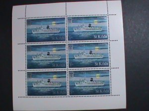 ​ST.KILDA-SCOTLAND FAMOUS SHIP-S.S. UGANDA MNH SHEET VF WE SHIP TO WORLD WIDE