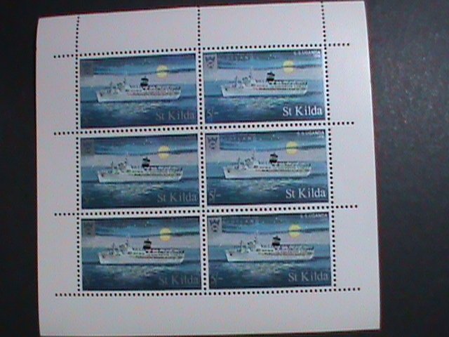 ​ST.KILDA-SCOTLAND FAMOUS SHIP-S.S. UGANDA MNH SHEET VF WE SHIP TO WORLD WIDE