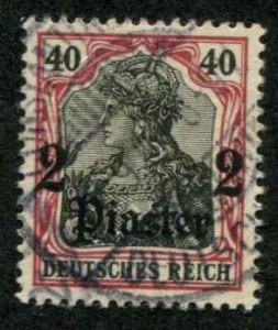 German Offices Turkey SC# 36  2pi on 40pf on Germany Used