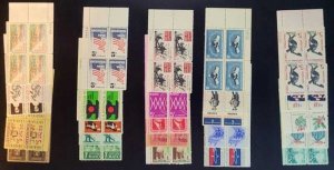 4StampSales US Stamps - 25 Different 5c Plate Blocks Below Face Value!