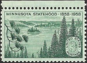 # 1106 MINT NEVER HINGED MINNESOTA STATEHOOD