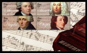 IRELAND SGMS1975 2009 CLASSICAL COMPOSERES MNH
