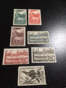 French Guiana sc 192-197,205 MH+U