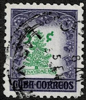 1953 Cuba Scott Catalog Number 499 Used