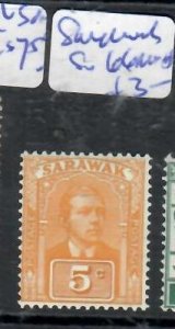 SARAWAK BROOKE  5C  SG 66  MNH              P0405H