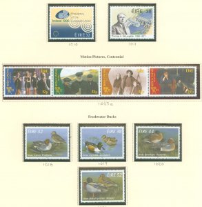 Ireland #1016-1017/1024-1035 Mint (NH) Single (Complete Set) (Ducks)