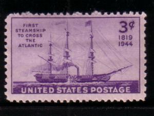 US#923 3c  Steamship (MNH) CV $0.25