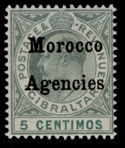 MOROCCO AGENCIES EDVII SG17, 5c grey-green & green, LH MINT. Cat £10.