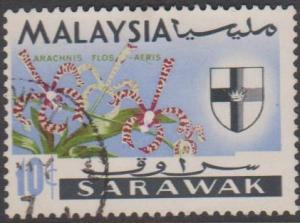 Sarawak Sc#232 Used