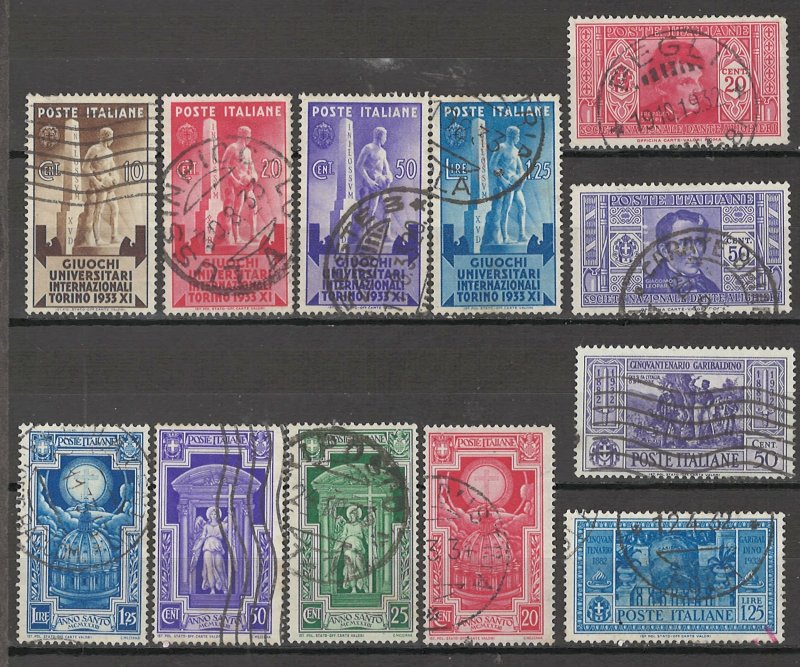 COLLECTION LOT # 5514 ITALY 12 STAMPS 1932+ CV+$21