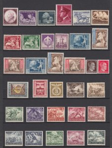 German Third Reich 1942/45 Full Collection  MNH  Luxe Michel CV $420. 3 Scans