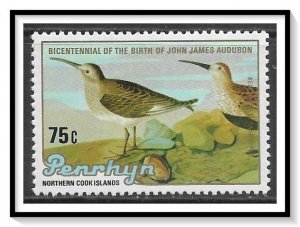 Penrhyn Island #314 Audubon Bicentenary MNH