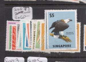 Singapore SG 63-77 MNH (7dis)