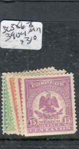 MEXICO SC 386-388, 390-394      MOG           P0414A H