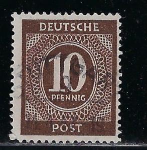 Germany AM Post Scott # 537, used