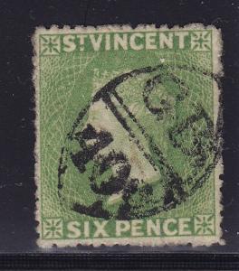 St Vincent Scott # 28 VF used neat cancel scv $ 78 ! see pics !