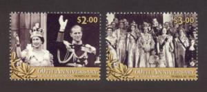 Tokelau Sc# 413-4 MNH 60th Anniversary of Coronation