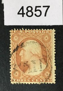 US STAMPS # 26 USED CAT. $10 LOT #4857
