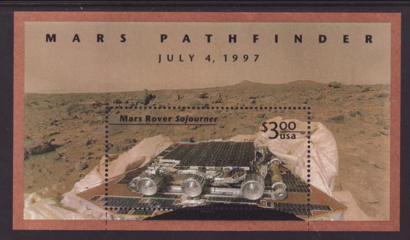 US 3178 Mars Pathfinder Souvenir Sheet MNH VF