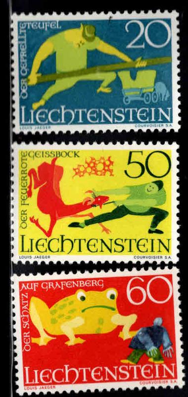 LIECHTENSTEIN Scott 458-460  MH*