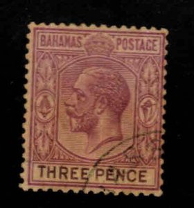 BAHAMAS Scott 76 Three Pence KGV stamp wmk 4