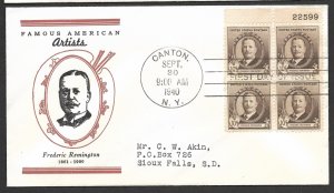 Doyle's_Stamps: Complete Akins Famous Americans Linnprint Cache FDC Set