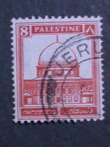 ​PALESTINE-1927- SC#64 ERROR?-COLOR DIFFERENT ? MOSQUE OF OMAR USED VF RARE