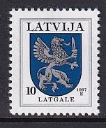 Latvia   #368a  1997   MNH   10s  Arms  Latgale   1997