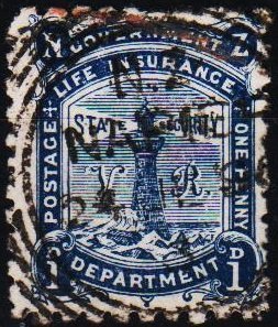 New Zealand. 1891 1d S.G.L14  Fine Used