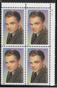 US#3329 $0.33 James Cagney plate block of 4 (MNH) CV $4.75