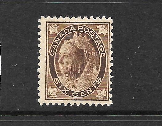 CANADA 1897-98  6c   QV    MNH    Sc 71