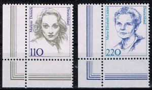 Germany 1997,Sc.#1727+1729 MNH Famous women