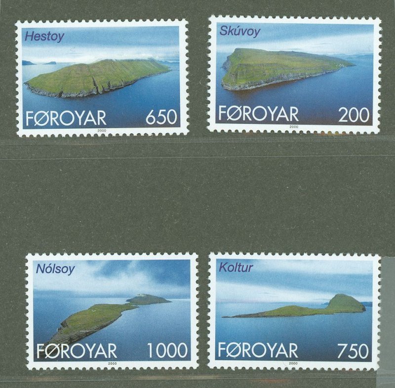 Faroe Islands #383-386  Single (Complete Set) (Landscapes)