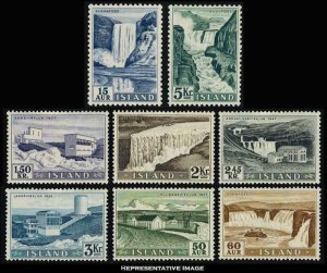 Iceland Scott 289-296 Mint never hinged.