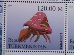 ​TURKMENISTAN-STAMP POKEMON CARTOON MNH STAMP:MINI SHEET RARE #2 VERY RARE