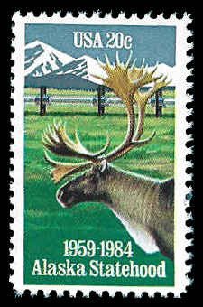 PCBstamps   US #2066 20c Alaska Statehood, MNH, (24)