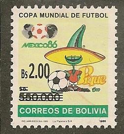 Bolivia Scott   1258    Surcharge   Used