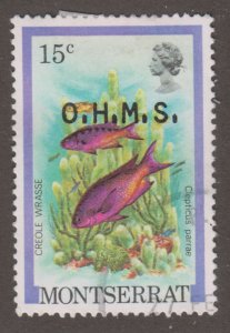 Montserrat O47 Fish O/P 1981