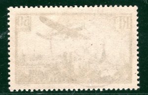 FRANCE Air Mail ScottC14a 50Fr Deep Green (1936) High Value CDS Used c$525+ SBG7