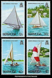 Bermuda Scott 437-440 Mint never hinged.