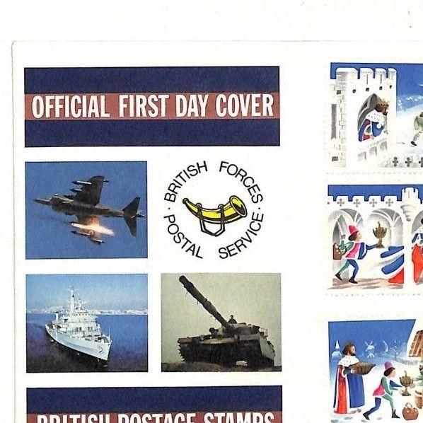 GB Cover CHRISTMAS FDC British Forces Postal Service FPO 1st Day 1973 AD19