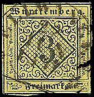 Wurttemberg - #1 - Used - SCV-95.00