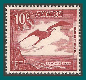 Nauru 1966 Great Frigate Bird, 10c MNH #65,SG73