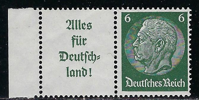 Germany Reich Scott # 419, label A9, mint nh, se-tenant, W66