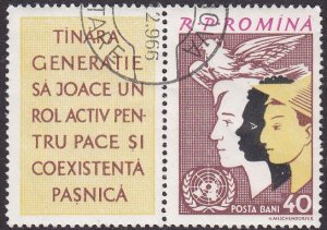 Romania 1961 SG2908 Used