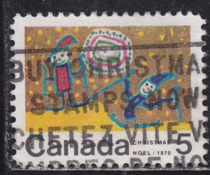 Canada 522 Children Skiing 5¢ 1970