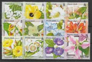 PITCAIRN ISLANDS SG564/75 FLOWERS OF PITCAIRN MNH