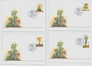 2014 Series of Fisrt Day Covers stamps Cacti of Ukraine Flora, cactus